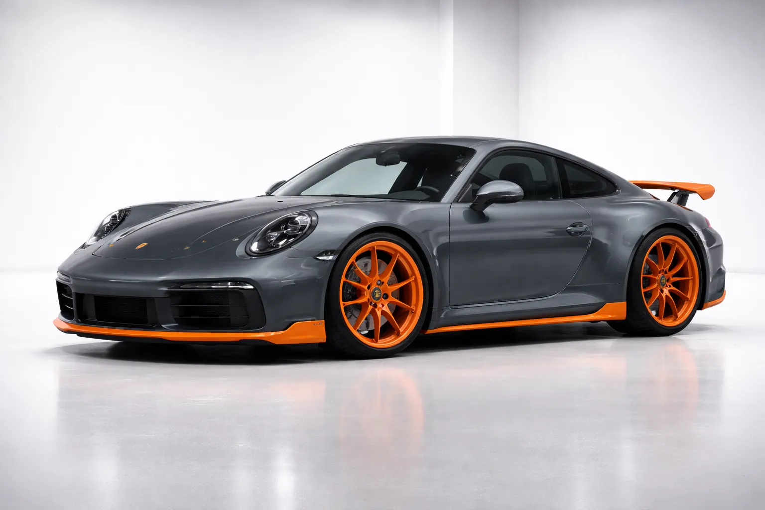 Porsche 992.2 Carrera 4S front studio reference