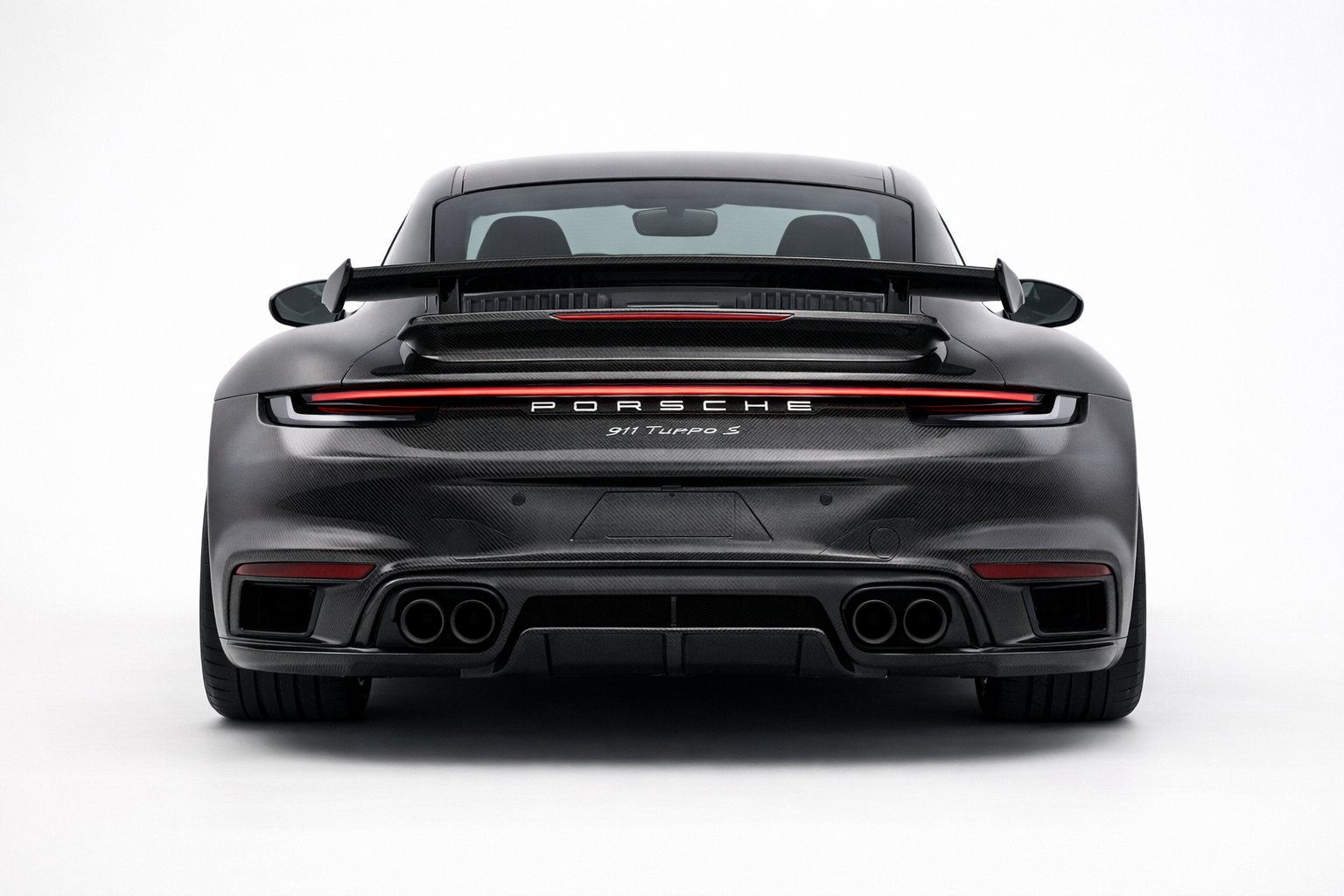 992.1 Turbo S carbon widebody rear studio reference
