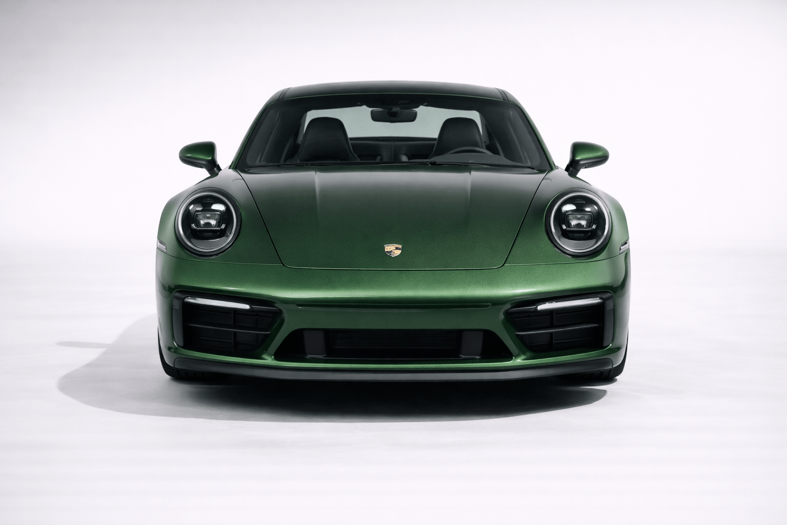 painted porsche oem front view standard finish