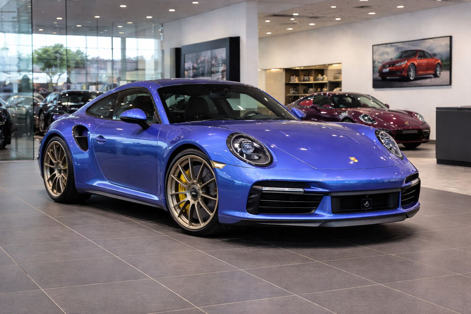 Bespoke Porsche Projects by Micarja Racing hero image showing 992.2 Turbo S front three quarter