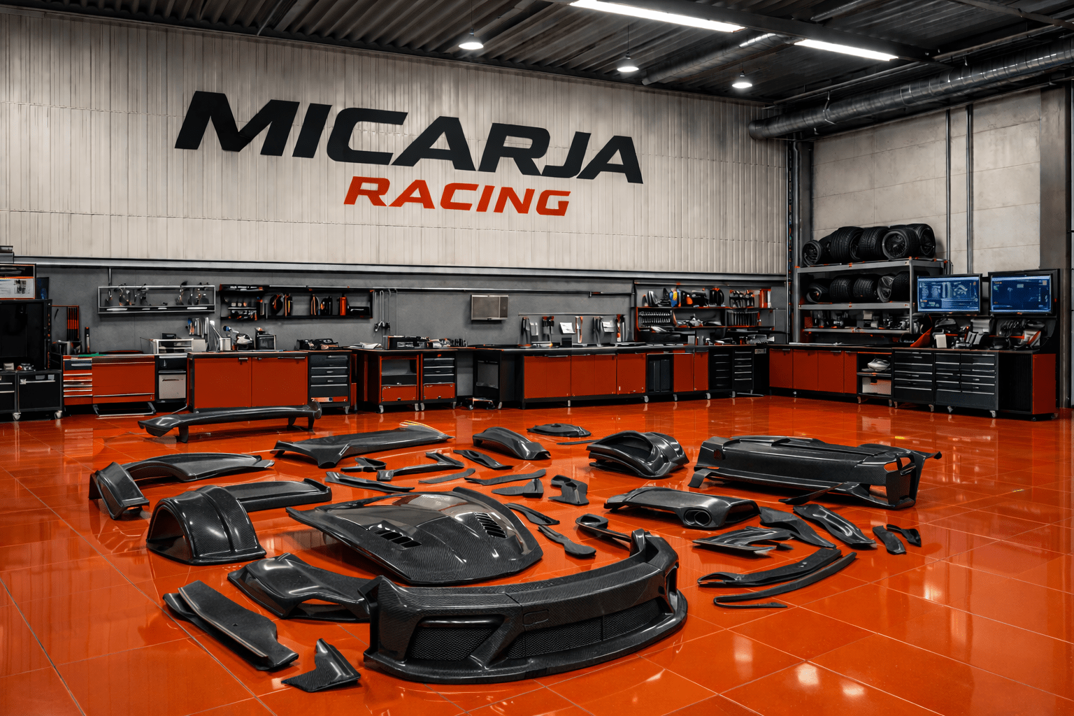 Prepreg carbon components for bespoke Porsche build Europe projects