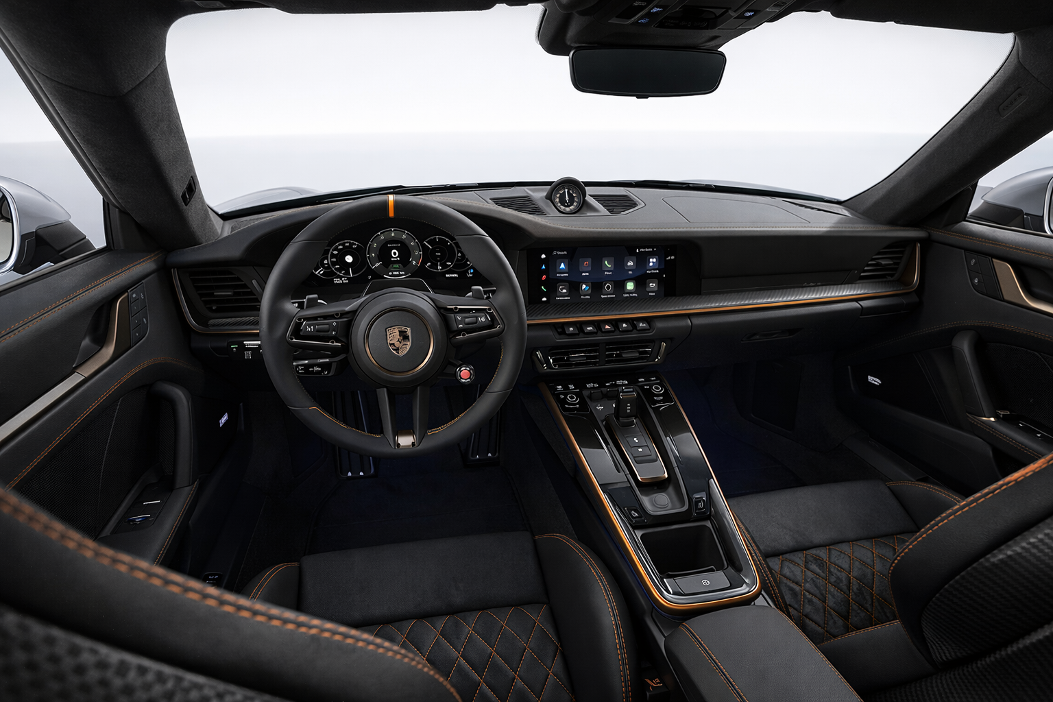 porsche interior vs exterior steering wheel bespoke detail