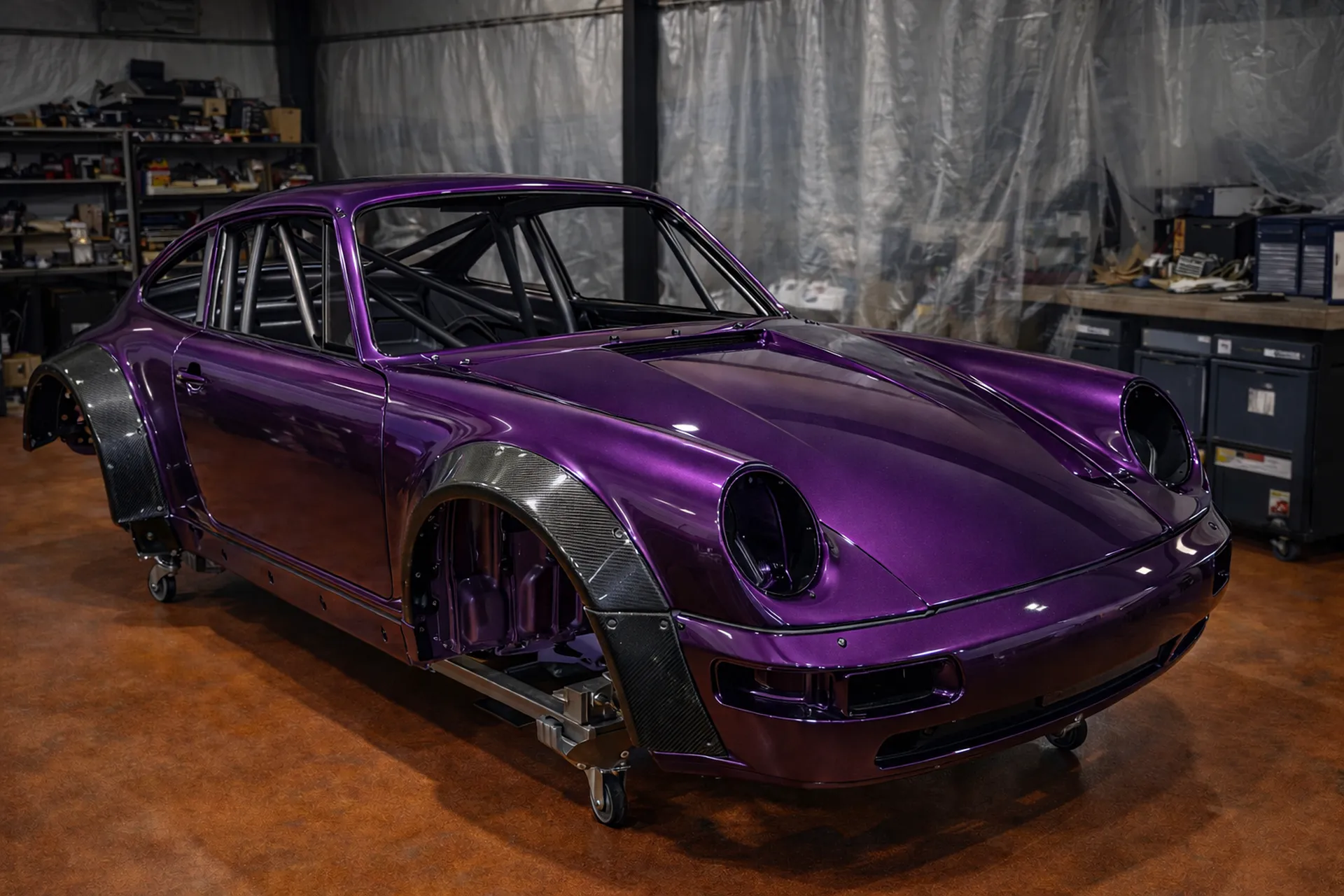 Porsche 964 Turbo reimagined body preparation