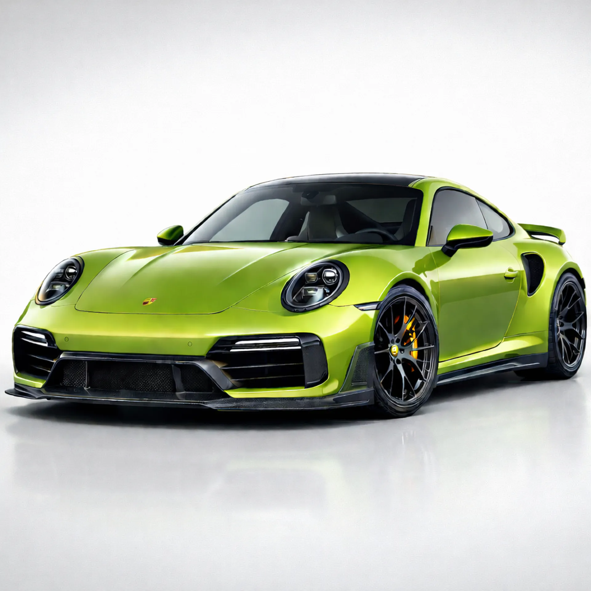 Porsche wheel fitment on bespoke Porsche 911 Turbo S