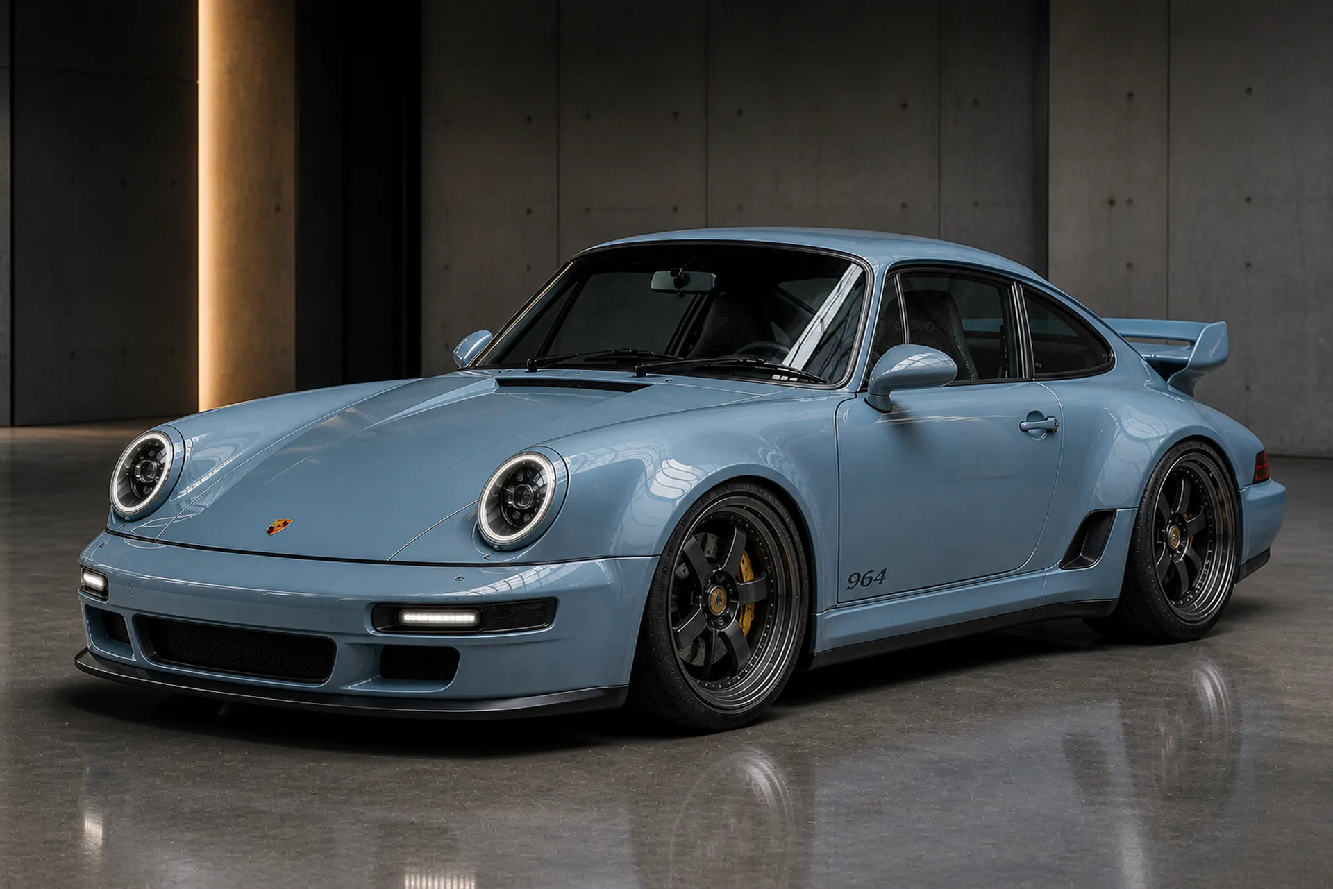 OEM+ Porsche 996 C2 refined front view