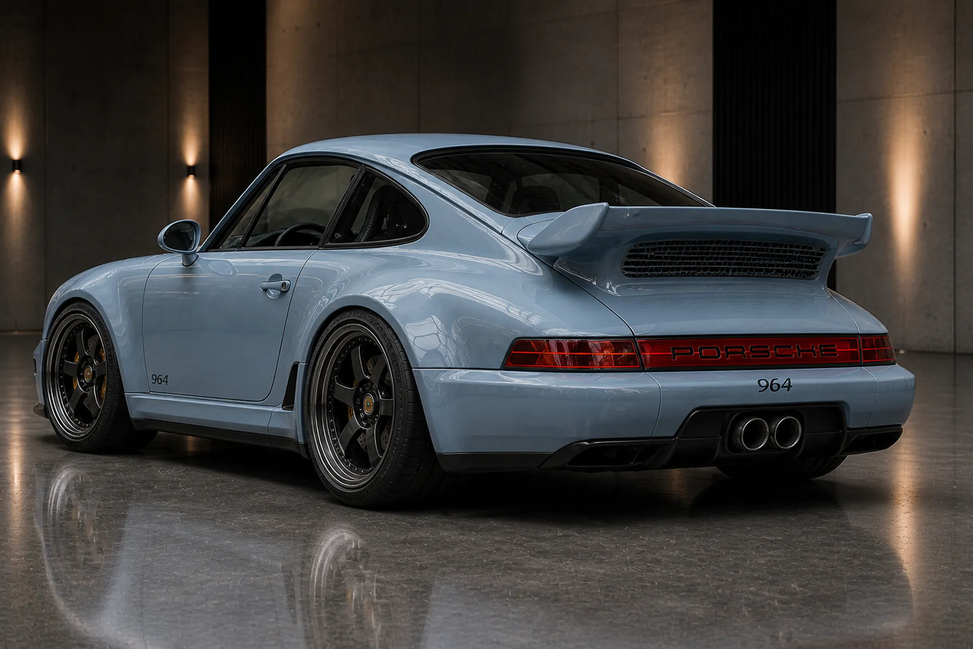 OEM+ Porsche rear design integration balance