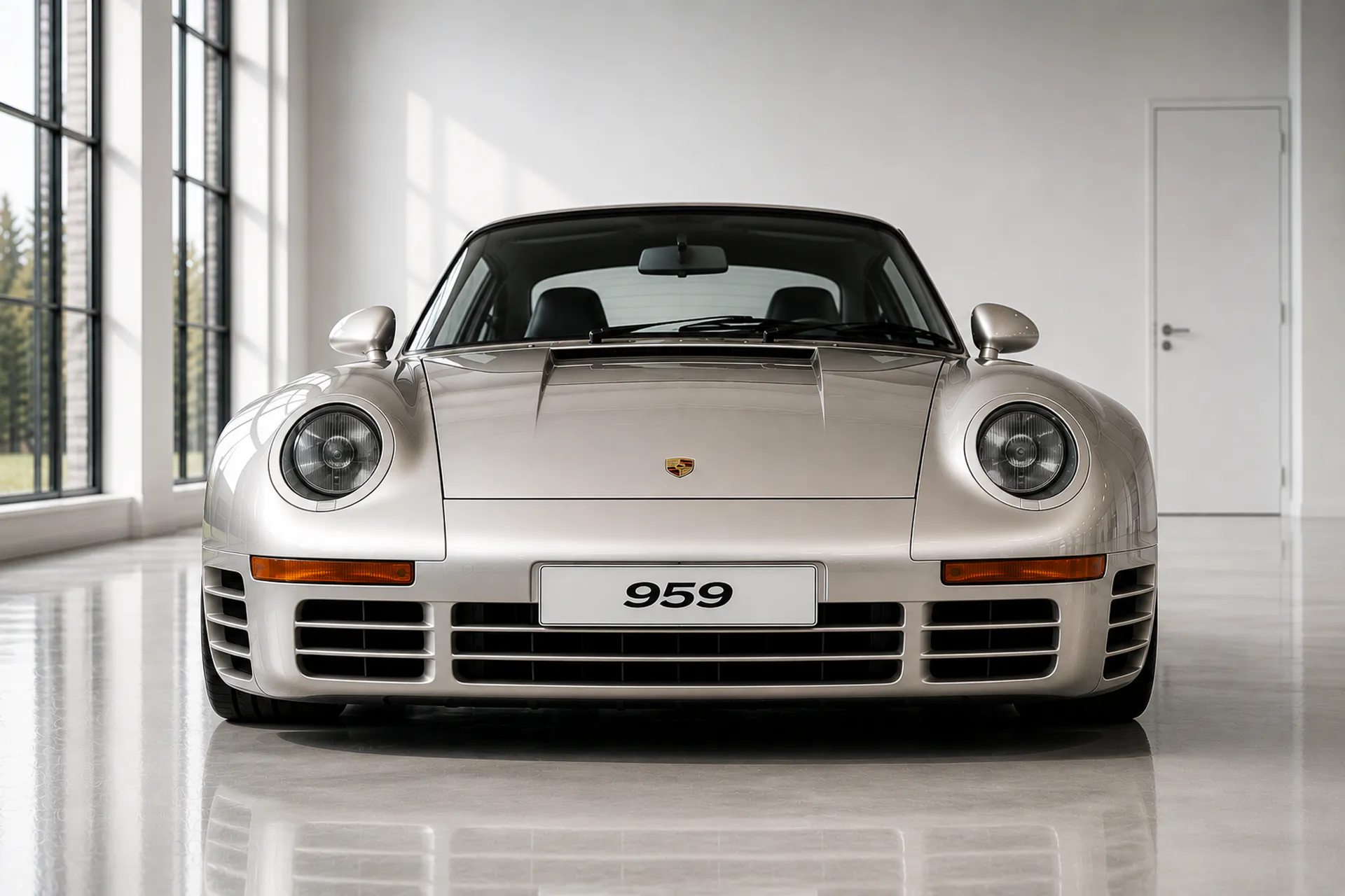 Micarja Racing Porsche 959 inspired bespoke Porsche coachbuild front view