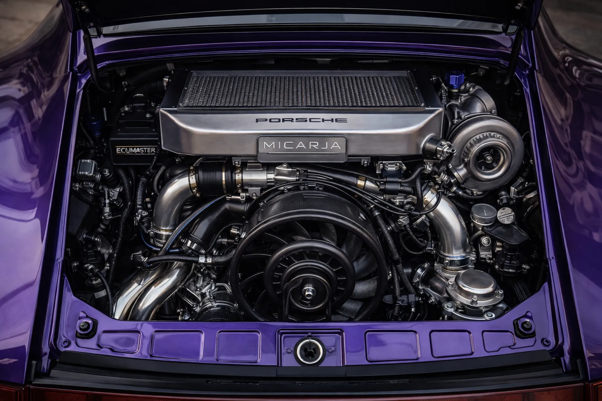 Finished Porsche air-cooled engine
