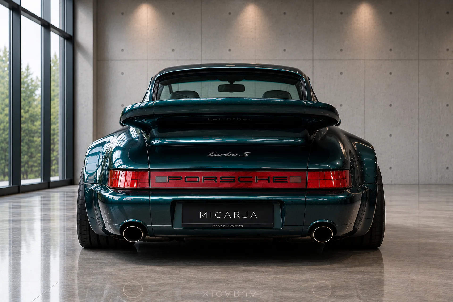 Micarja Racing Porsche 993 Turbo coachbuilt rear view