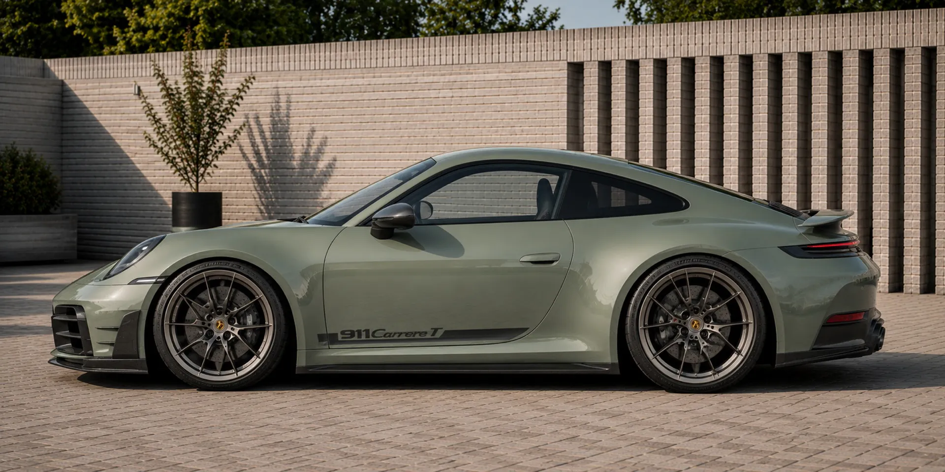 Porsche 911 Carrera T Lightweight by Micarja Racing side profile