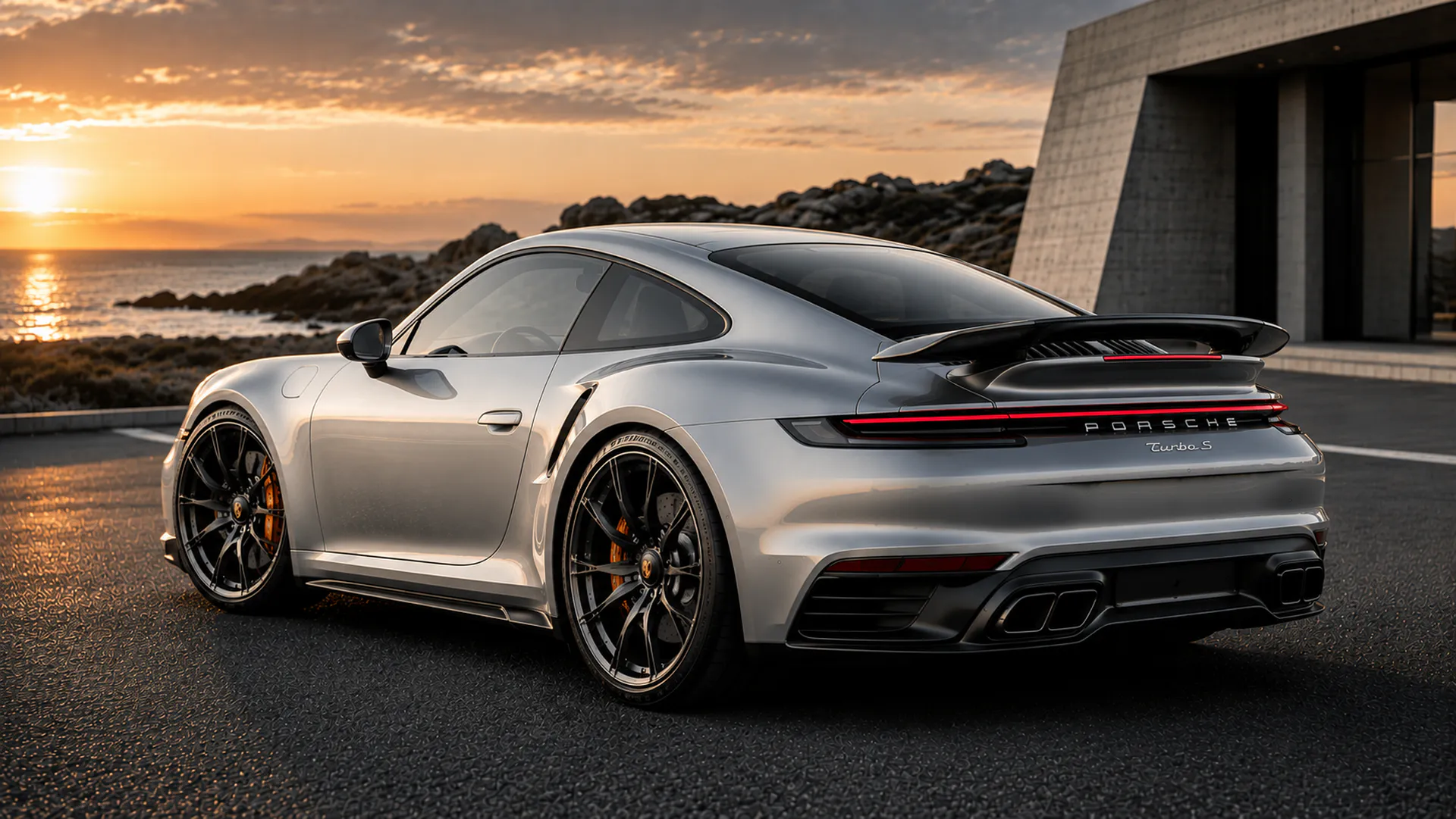 Micarja Racing Porsche 992.2 Turbo S subtle three-quarter rear design