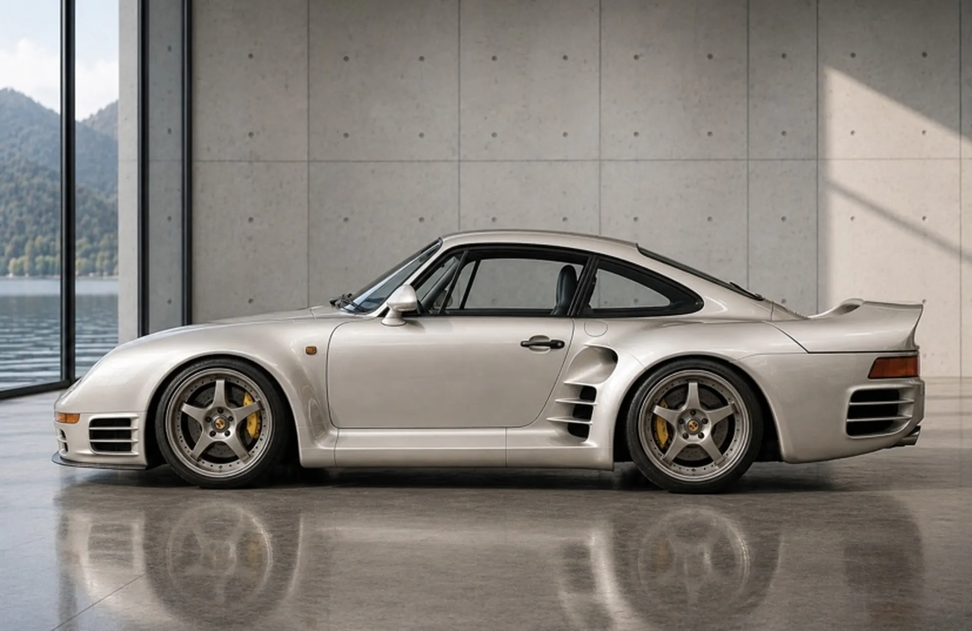 Porsche 959 RS Heritage side profile