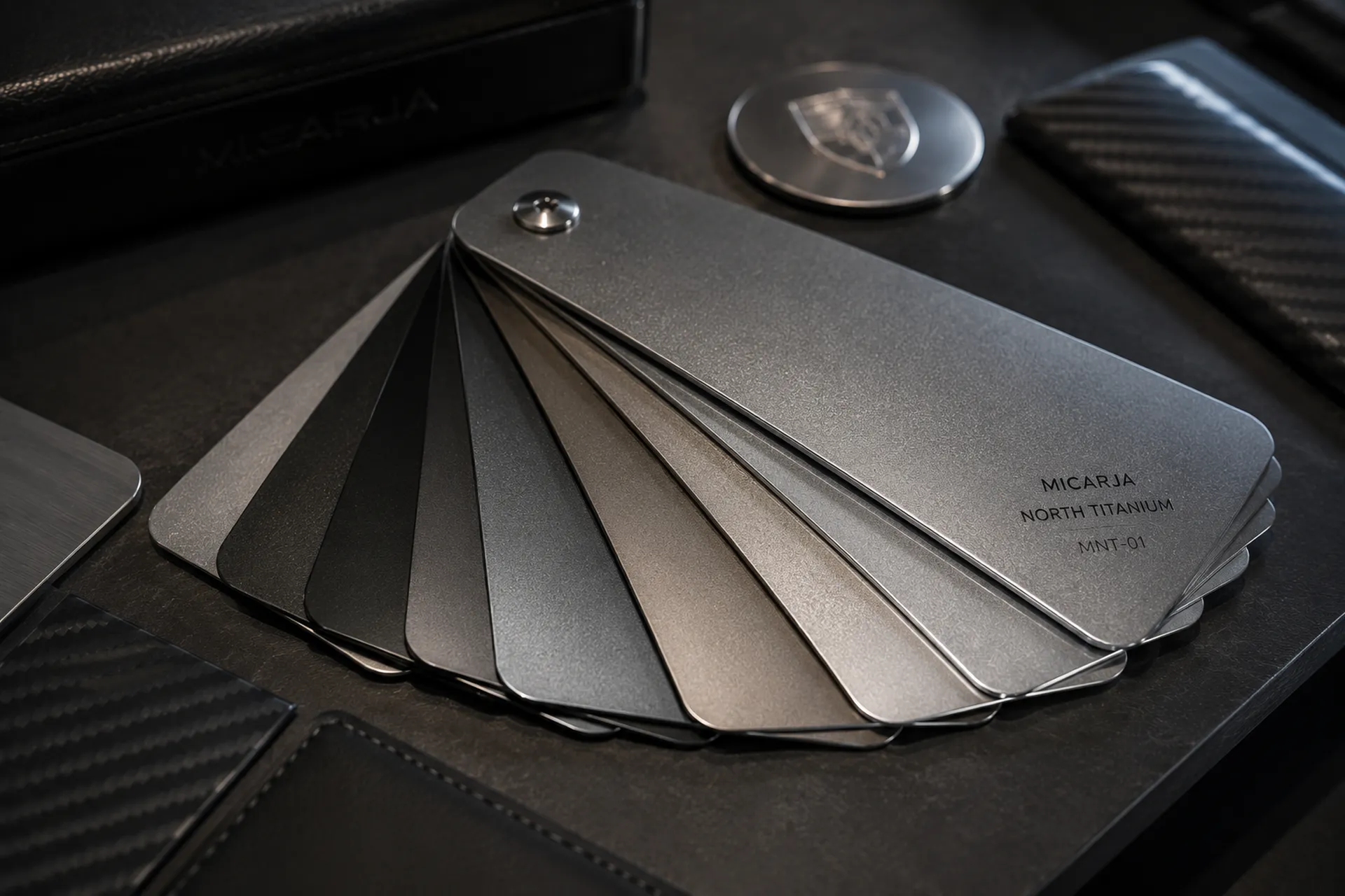 Paint and colour sample selection for Micarja Racing Porsche builds